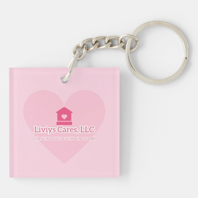 Llavero Logotipo de Liviys Cares (Atrás)