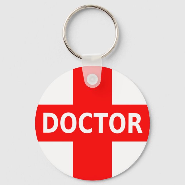 Llavero Logotipo de médico (Anverso)