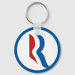Llavero Logotipo de Mitt Romney "R"