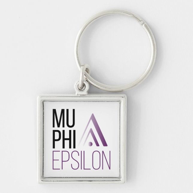 Llavero Logotipo de Mu Phi Epsilon (Frente)