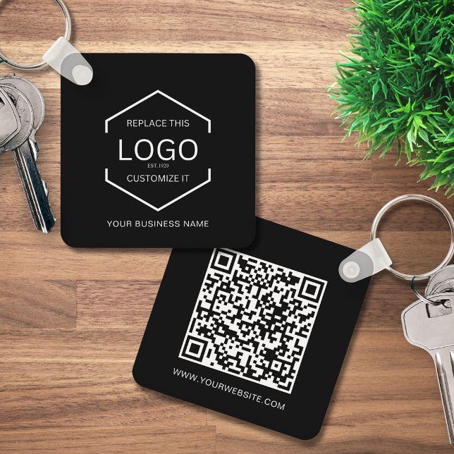 Llavero Logotipo de Negocio de Square QR Code Company (Subido por el creador)