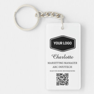 Llavero Logotipo de negocio personalizado promocional