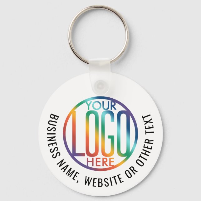 Llavero Logotipo de negocio Promoción de empresas moderna  (Anverso)