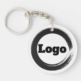 Llavero Logotipo de pequeña empresa Minimalista