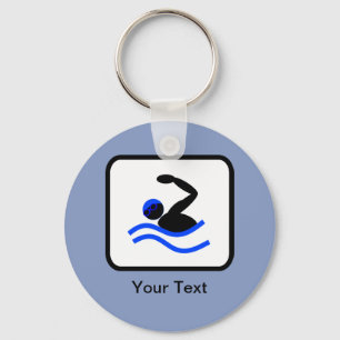 Llavero Logotipo de personalizable Swimmer