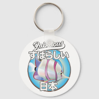 Llavero Logotipo de pez ángel de Japón fabuloso