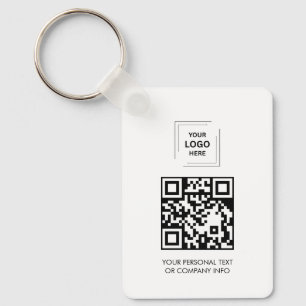 Llavero Logotipo de QR personalizado de contacto diseño mi