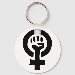 Llavero Logotipo de símbolo feminista