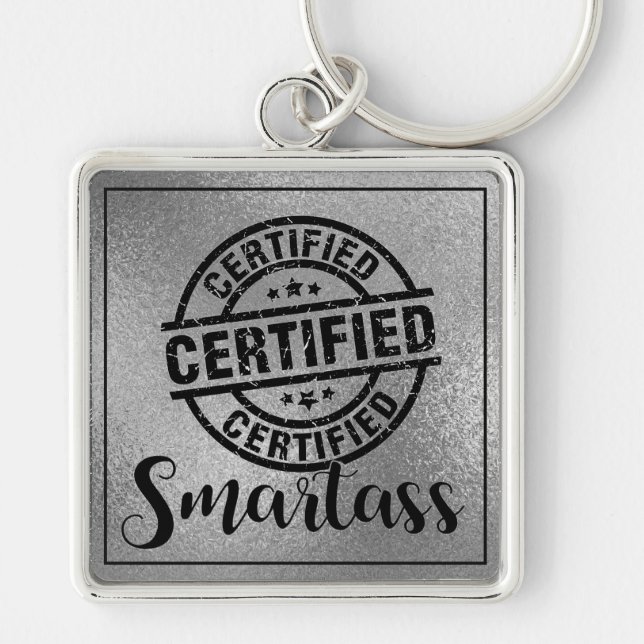 Llavero Logotipo de Smartass Certificado (Frente)