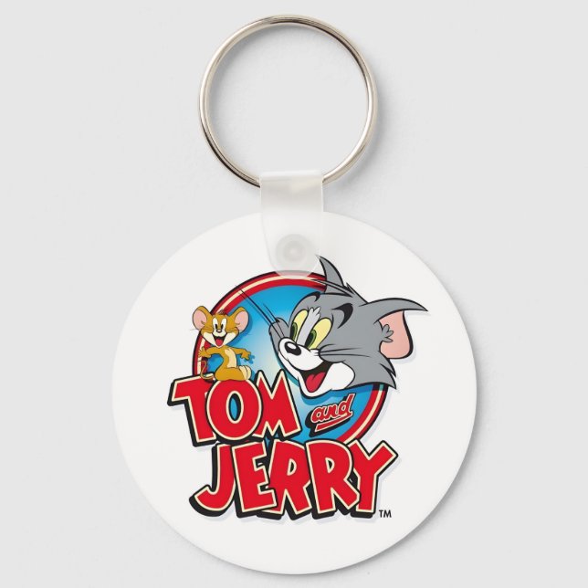 Llavero Logotipo de Tom y Jerry (Anverso)