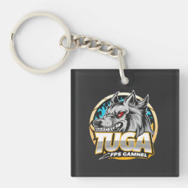 Llavero Logotipo de TUGA Wolf Gaming estilo Esports