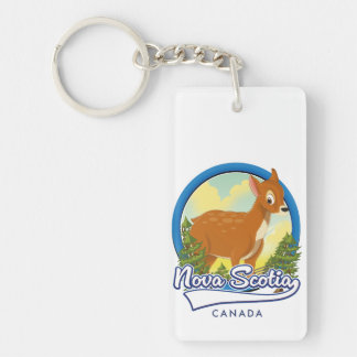 Llavero logotipo de viaje de Nueva Escocia Canadá
