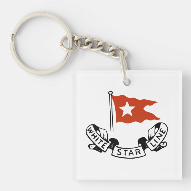 Llavero Logotipo de White Star Line (Frente)