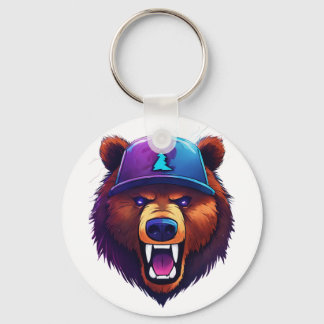 Llavero Logotipo de Zabooba Gaming– Oso Enojado con tecnol