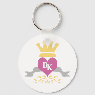 Llavero Logotipo del corazón de DK