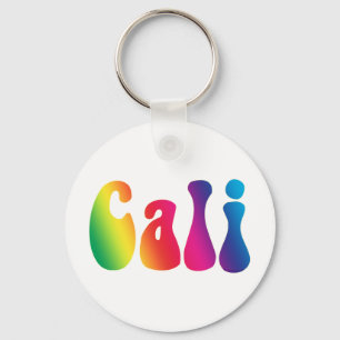 Llavero Logotipo del Hippie de California del teñido