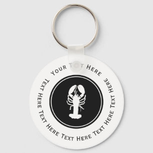 Llavero Logotipo del Logotipo Blanco