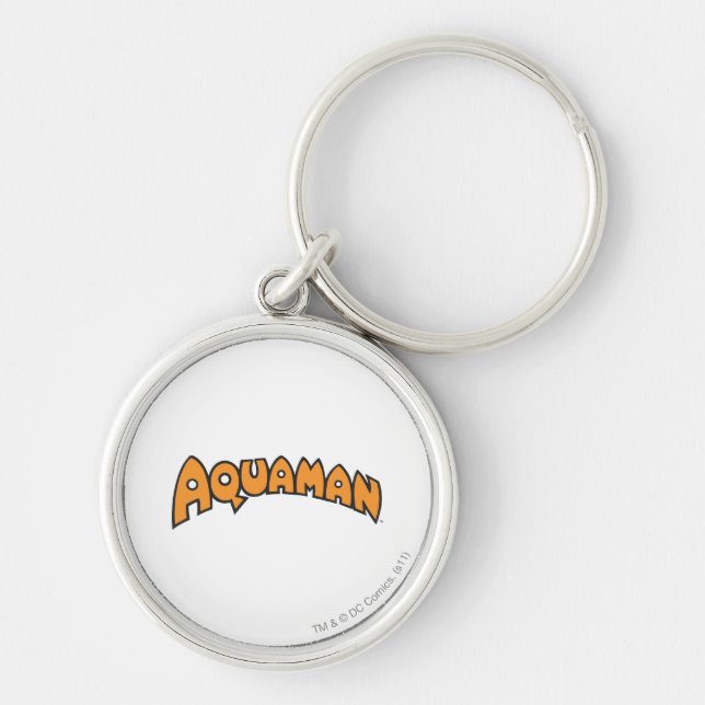 Llavero Logotipo del Naranja Aquaman (Frente)