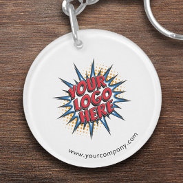 Llavero Logotipo del personalizado, texto Personalizado,