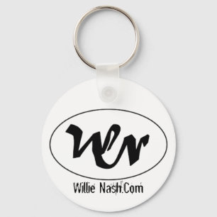 Llavero logotipo del wn, Willie Nash.Com