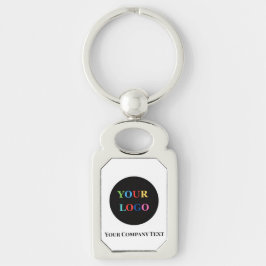 Llavero Logotipo Empresarial Minimalista Moderno Personali