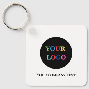Llavero Logotipo Empresarial Minimalista Moderno Personali