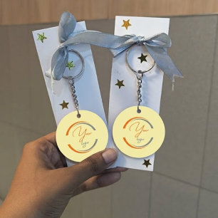 Llavero logotipo empresarial profesional personalizado sol