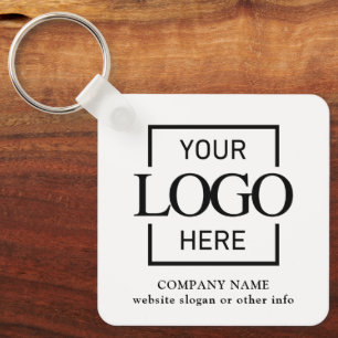 Llavero Logotipo empresarial y código QR de promoción de m