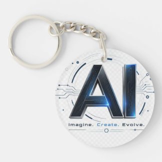 Llavero Logotipo Futuro IA: Imagina. Crea. Evoluciona