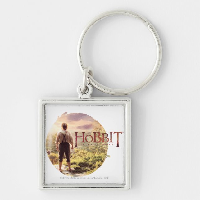 Llavero Logotipo Hobbit con BILBO BAGGINS™ Back (Frente)