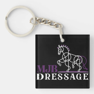 Llavero logotipo negro MJB Dressage