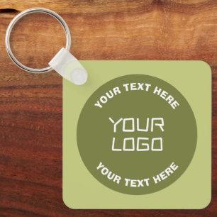 Llavero Logotipo o diseño cargado y texto editable en cual
