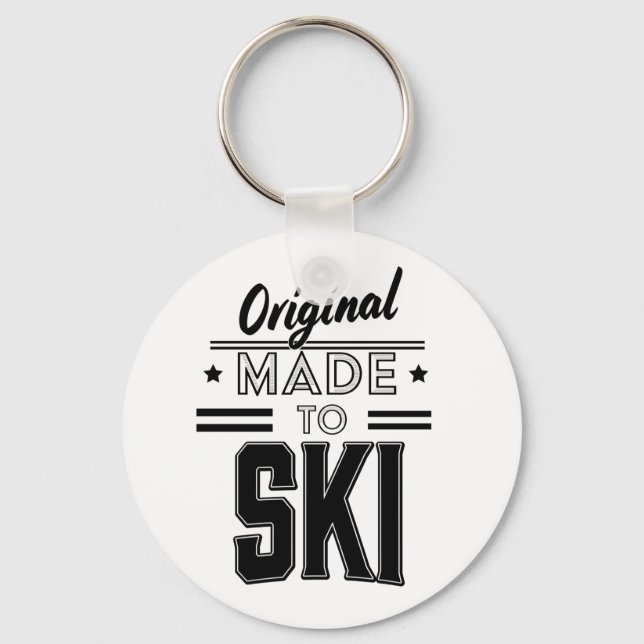 Llavero logotipo original de Made to Ski (Anverso)