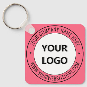 Llavero Logotipo personalizado, texto y colores de la cade