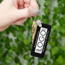 Llavero Logotipo profesional de negocios Mensajes de texto