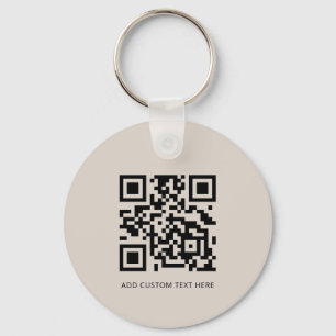Llavero logotipo profesional de negocios moderno Código QR