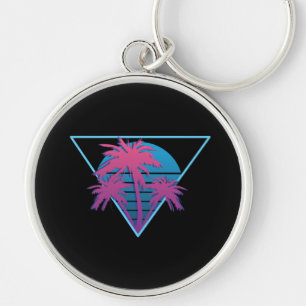 Llavero Logotipo Retro Palm Trees