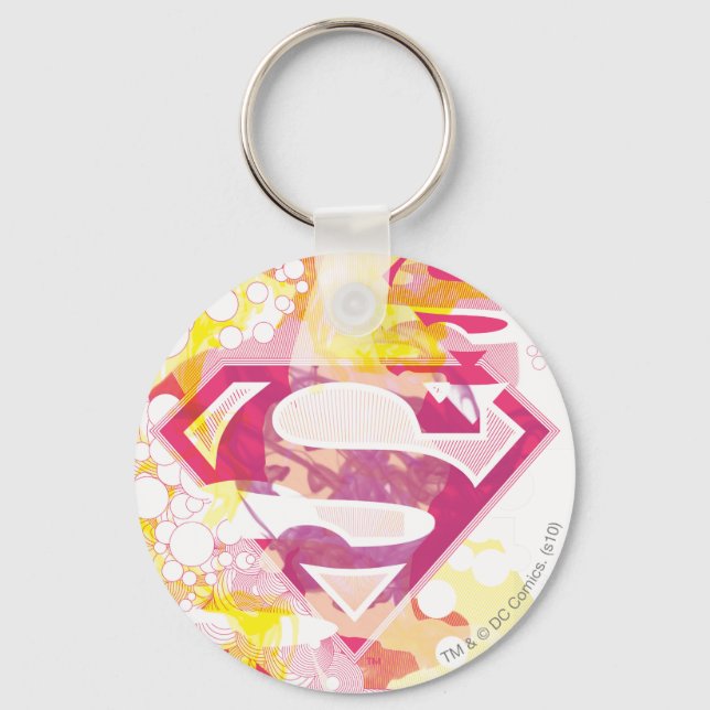 Llavero Logotipo Retro Supergirl (Anverso)