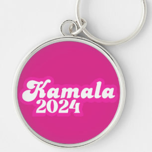 Llavero Logotipo rosa femenino de Kamala Harris 2024