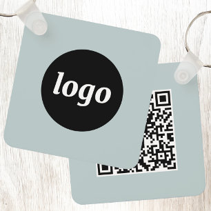 Llavero Logotipo simple QR Code