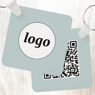 Llavero Logotipo simple QR Code