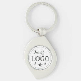 Llavero Logotipo Swirl Keychain para la promoción comercia