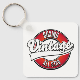 Llavero Logotipo vintage de boxeo All star