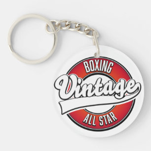 Llavero Logotipo vintage de boxeo All star