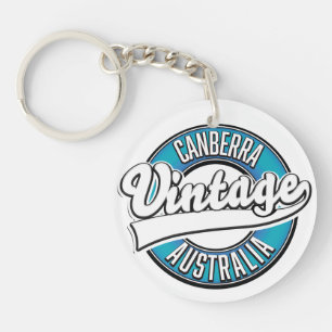 Llavero logotipo vintage de Canberra Australia