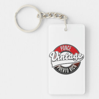 Llavero Logotipo vintage de Ponce Puerto Rico