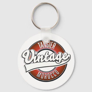 Llavero logotipo vintage de Tánger Marruecos