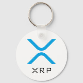 Llavero Logotipo XRP Ripple Blue & Black | Cadena clave bá