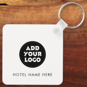 Llavero Logotipo y nombre de hotel simple