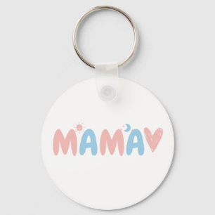 Llavero Lograda cadena de claves Sun&Moon MAMA